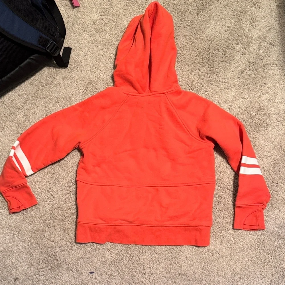 Athleta Girls “Limitless” Coral Hoodie size medium (8-10)